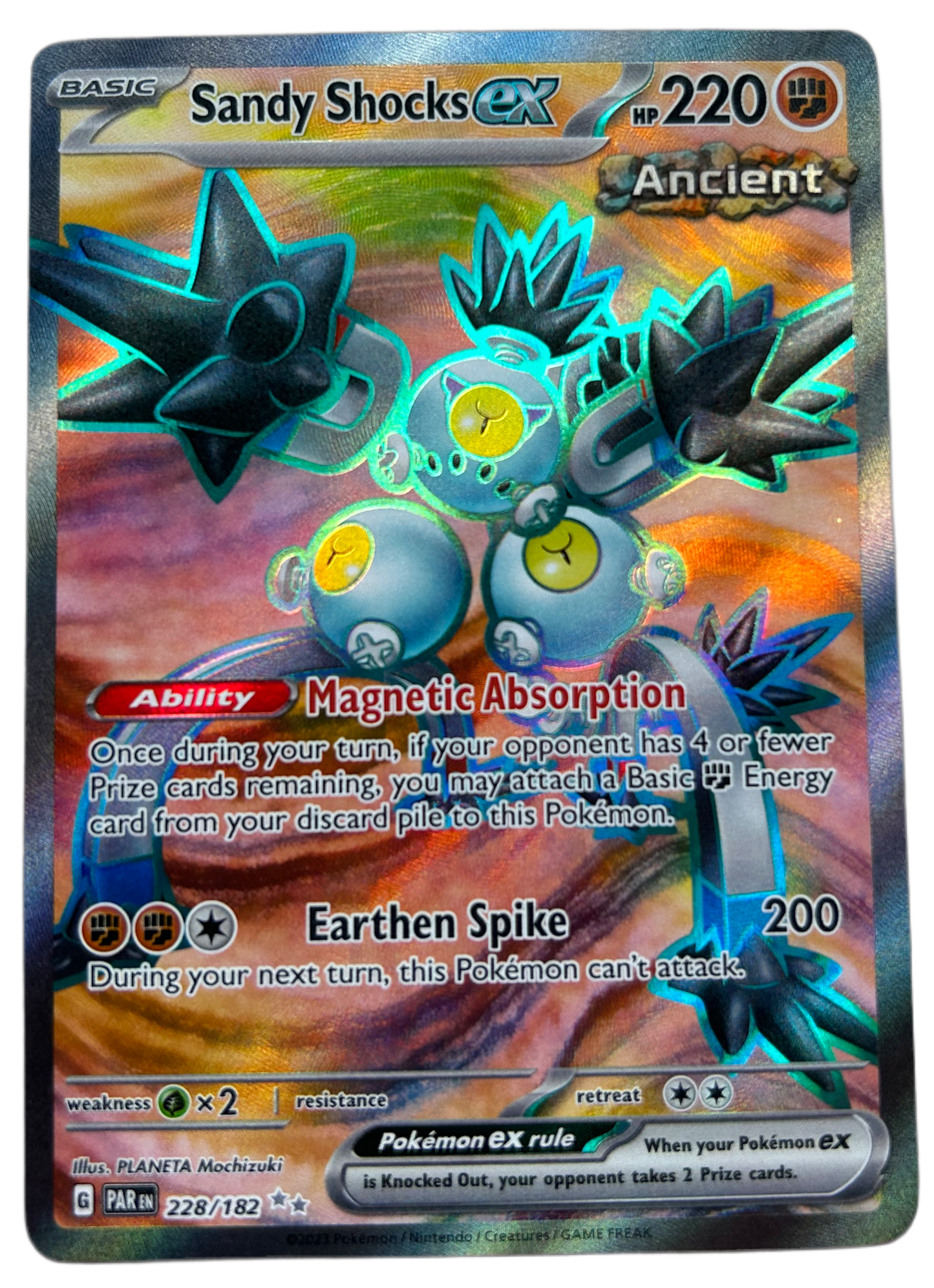 Sandy Shocks Ex #228 Pokemon Paradox Rift