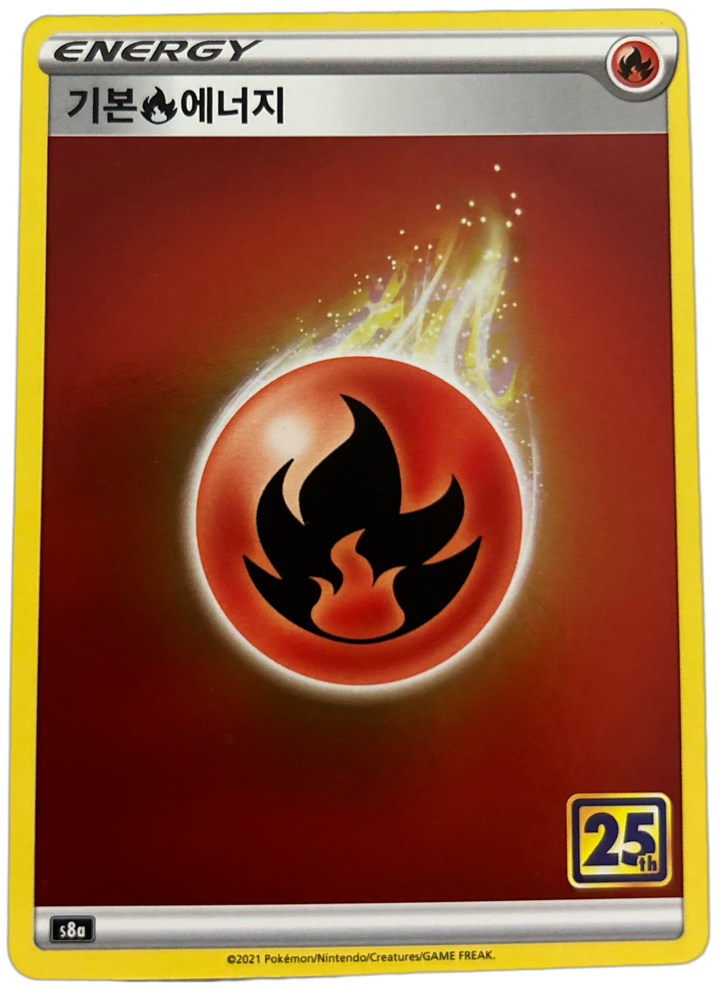 Fire Energy Holo 25th Anniversery (Korean)