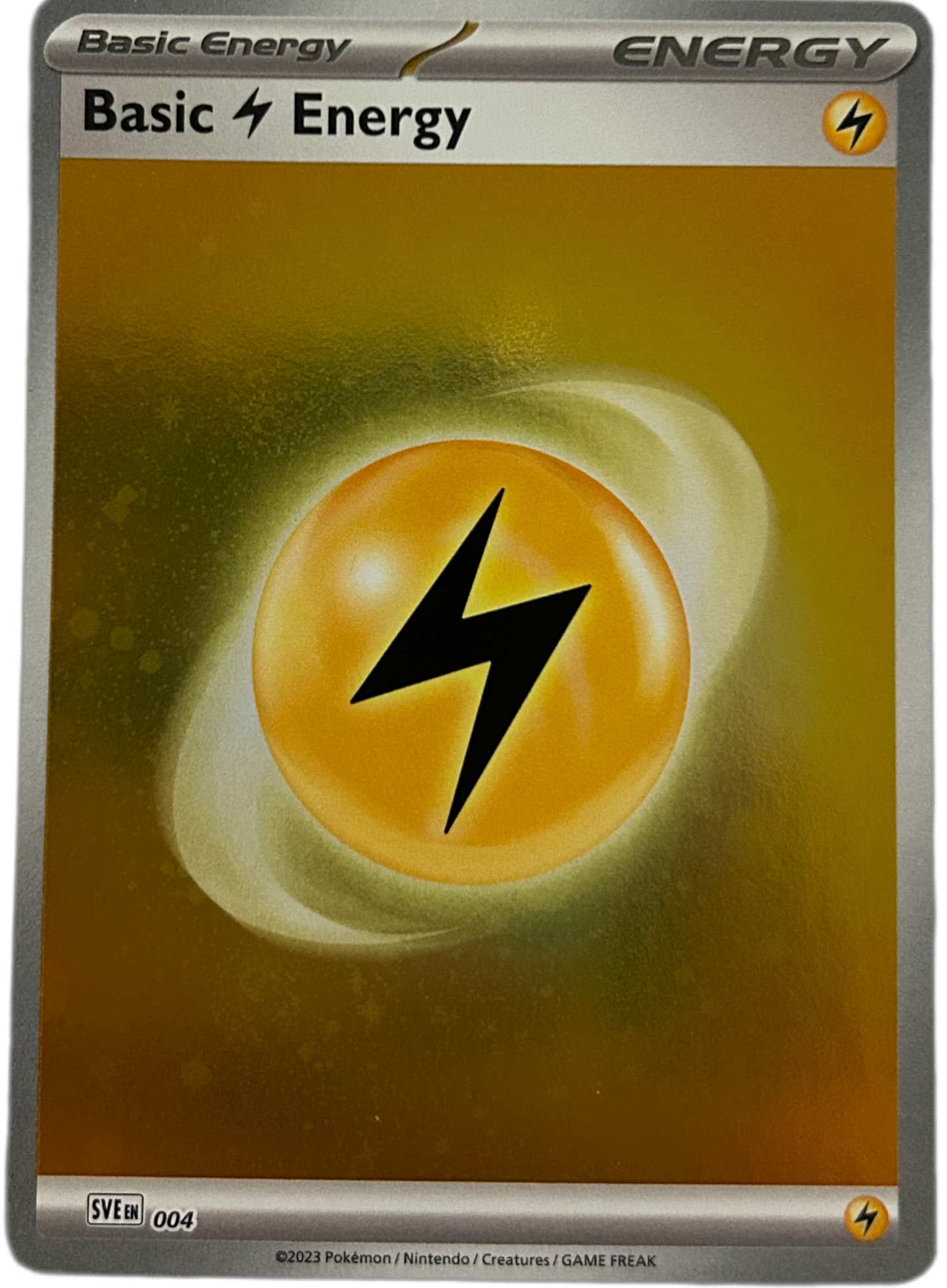 Basic Lightning Energy Holo Scarlett and Violet Base Set