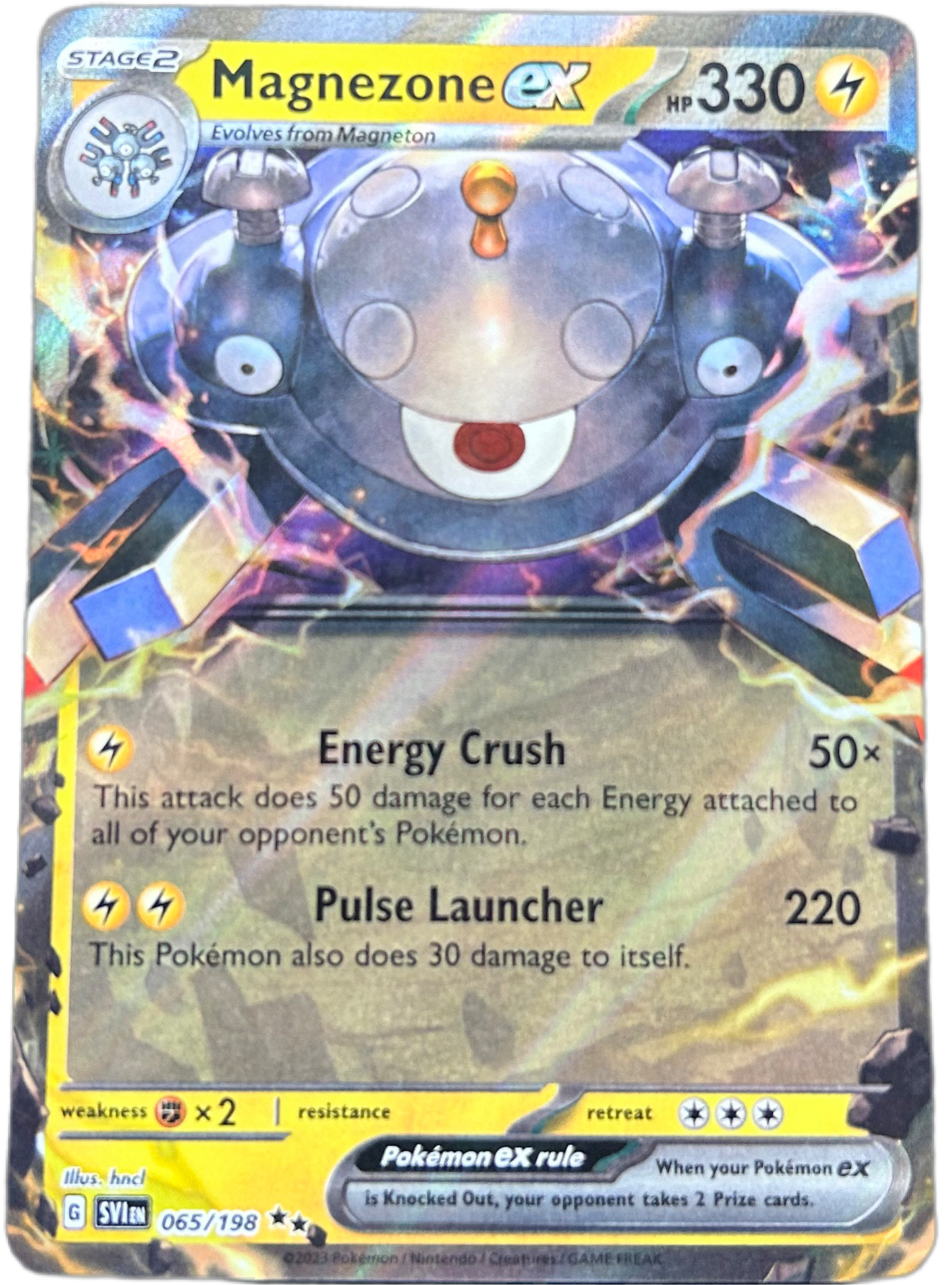 Magnezone Ex #65 Scarlet & Violet.