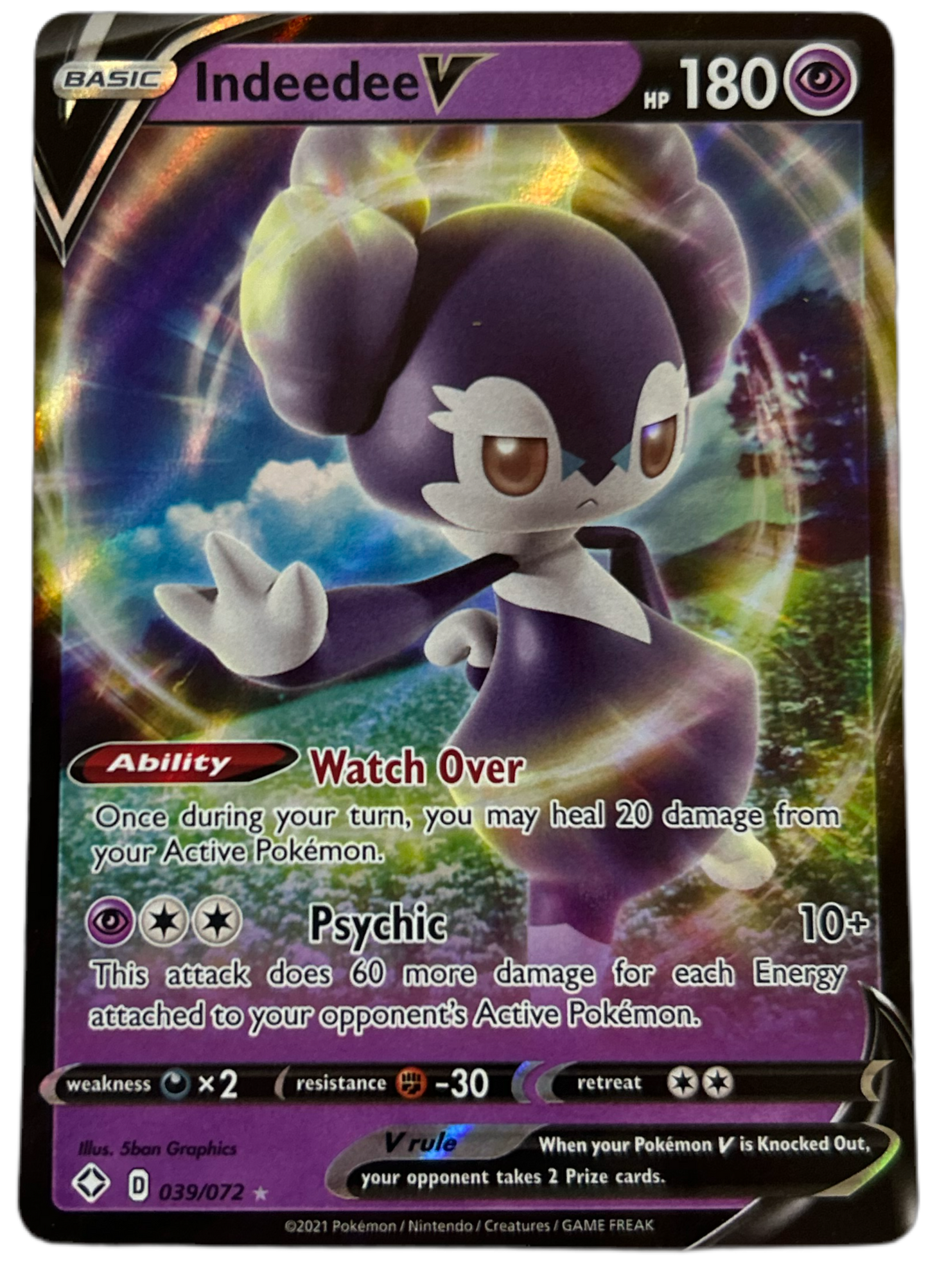 Indeedee V #39 Shining Fates