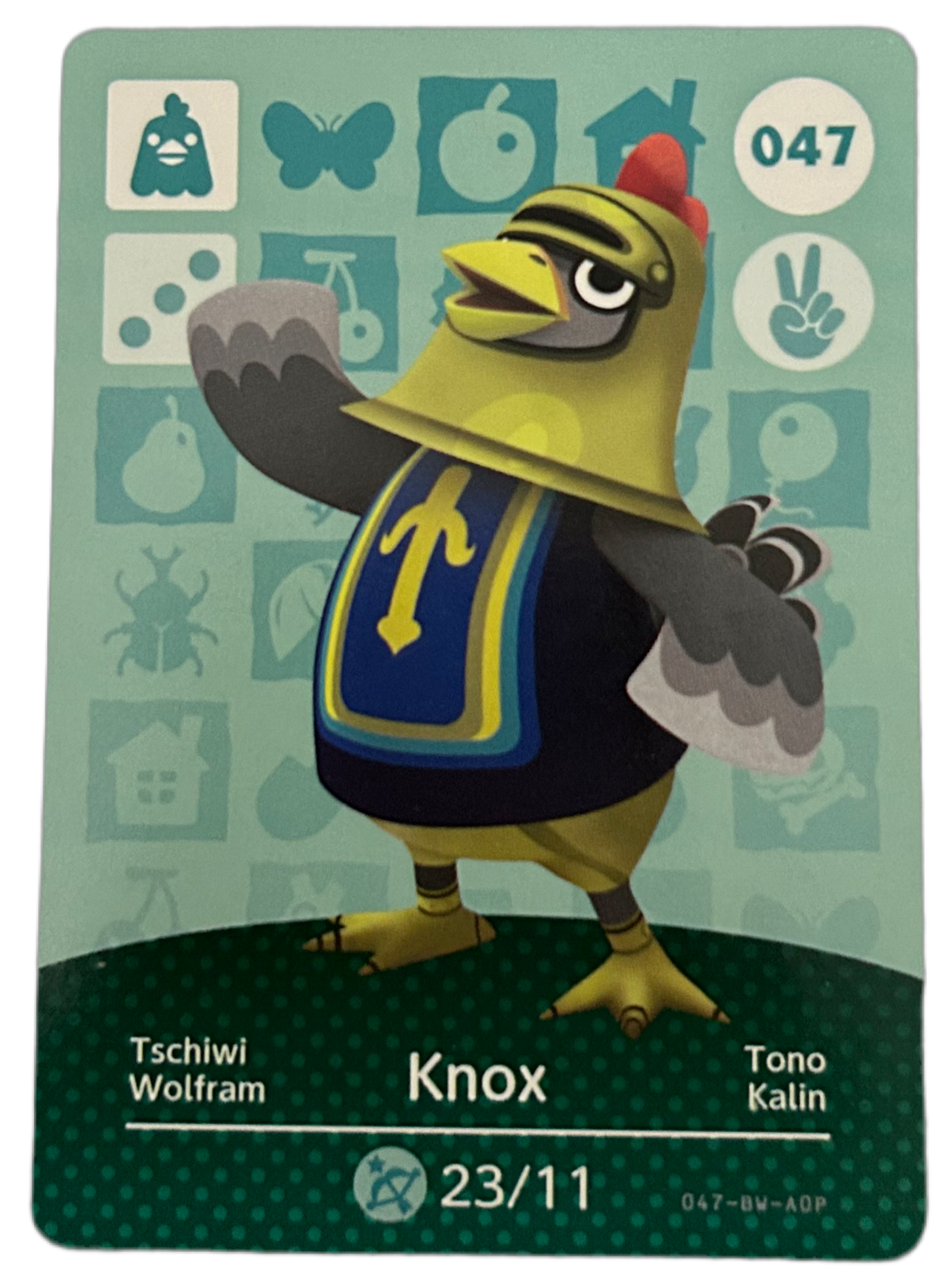 Knox 047 Animal Crossing Amiibo Card Series 1