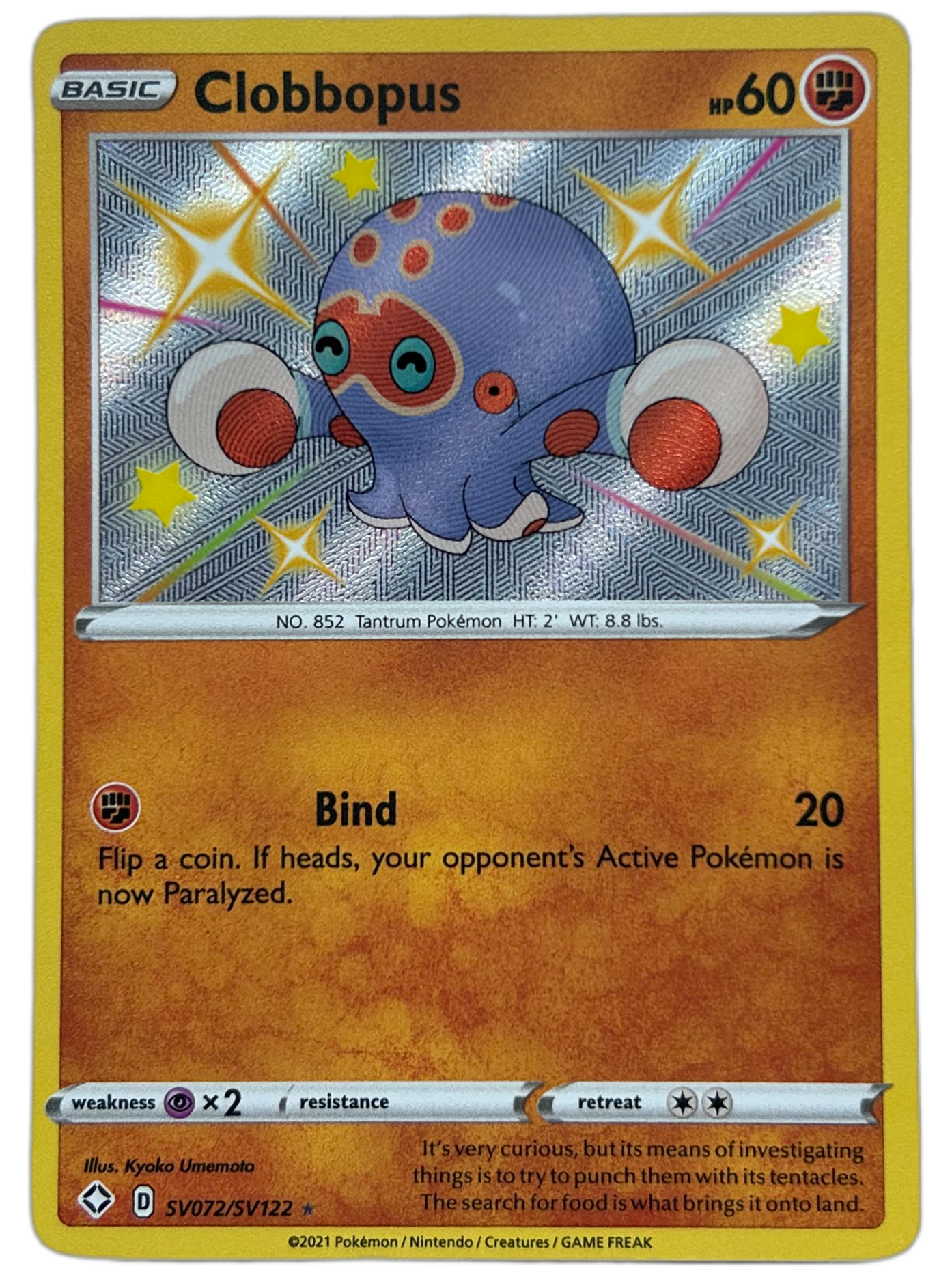 Clobbopus #SV072 Shining Fates