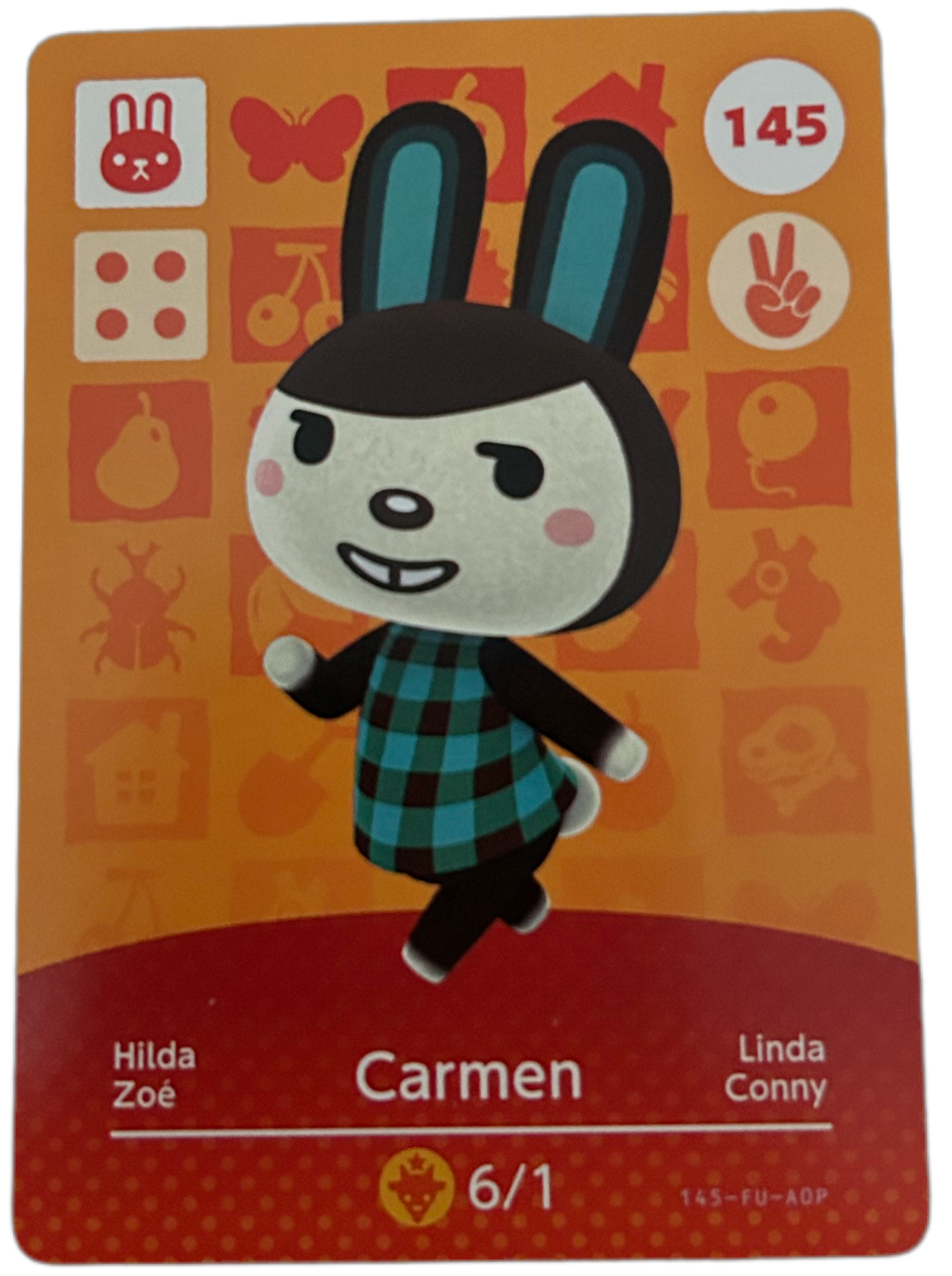Carmen 145 Animal Crossing Amiibo Card Series 2