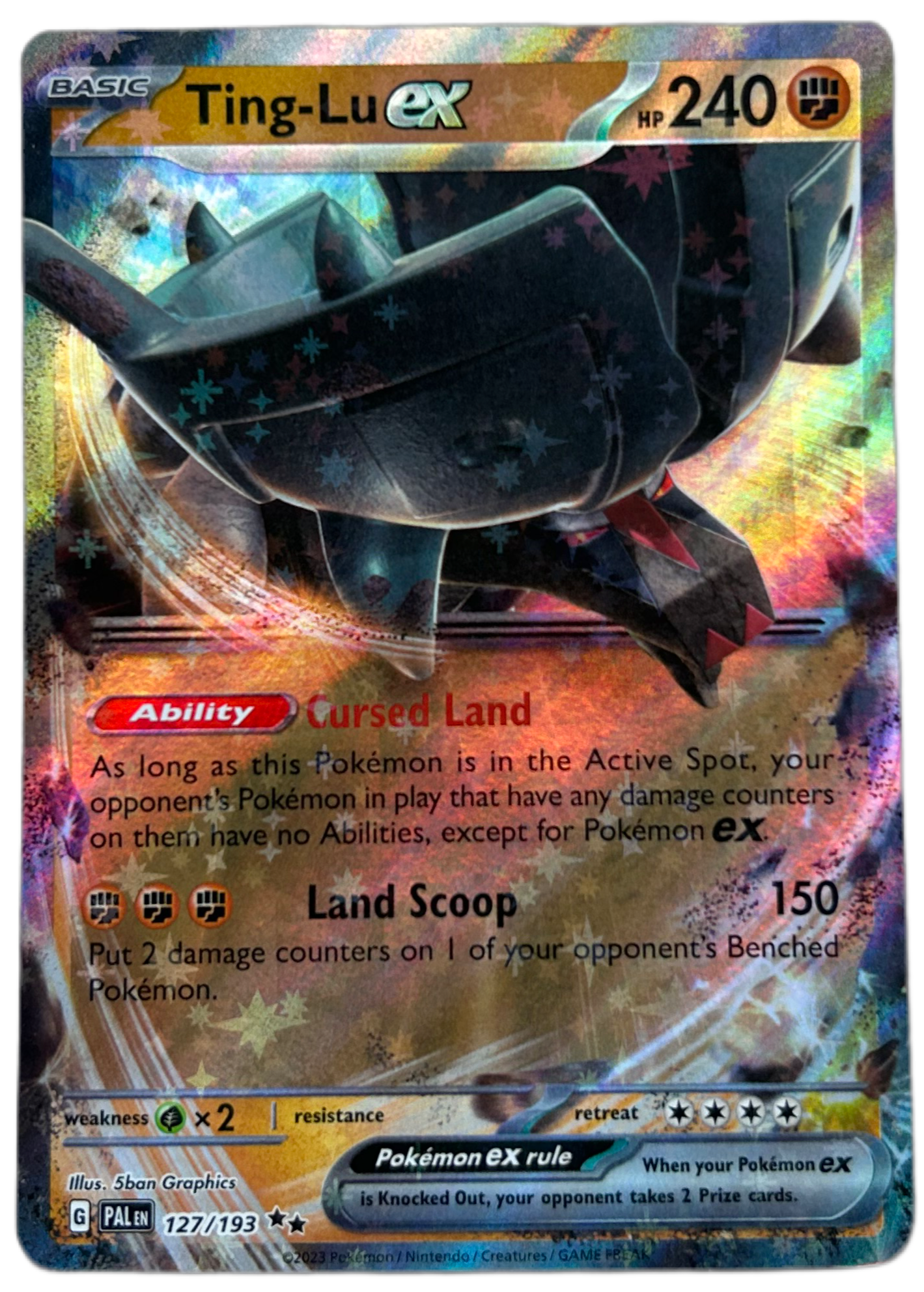 Ting-Lu Ex #127 Paldea Evolved