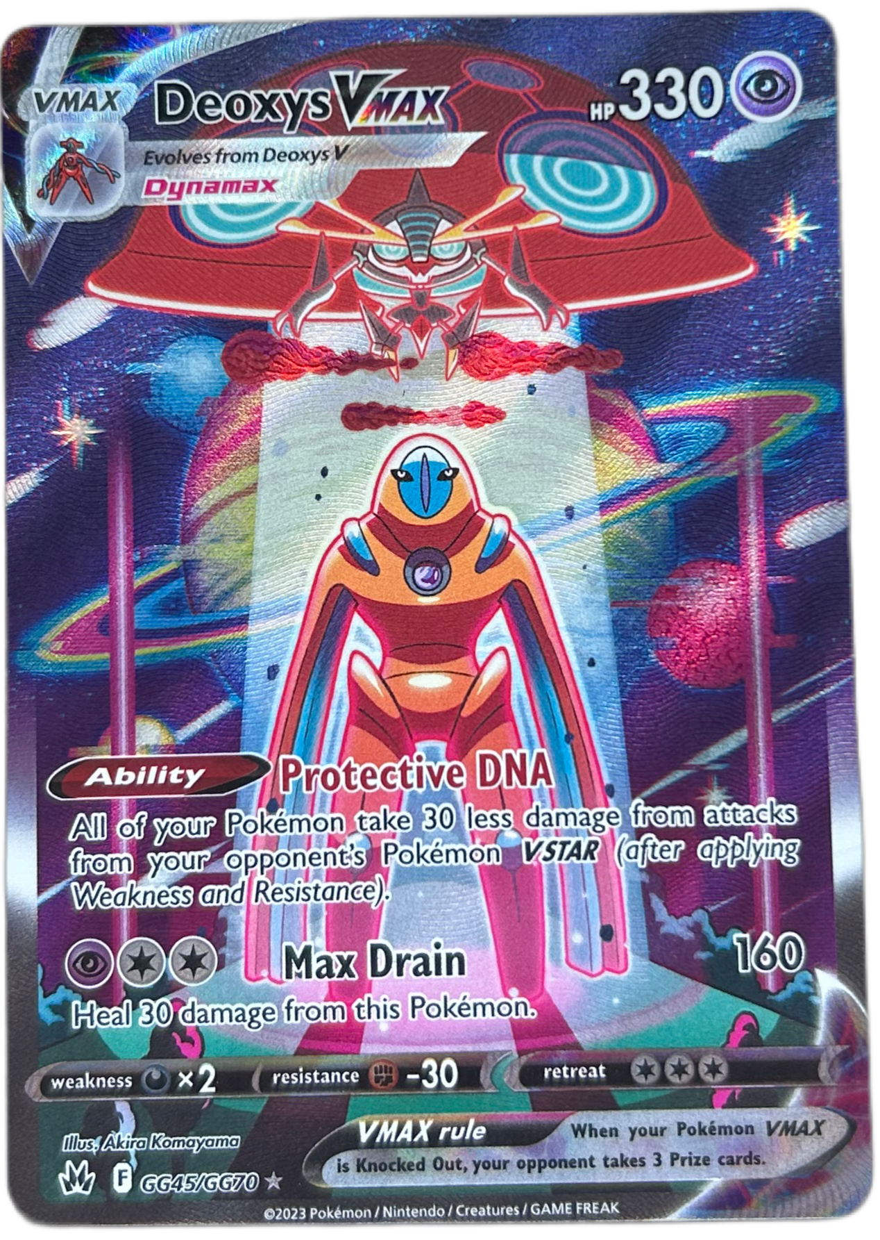 Deoxys VMAX #GG45 Crown Zenith