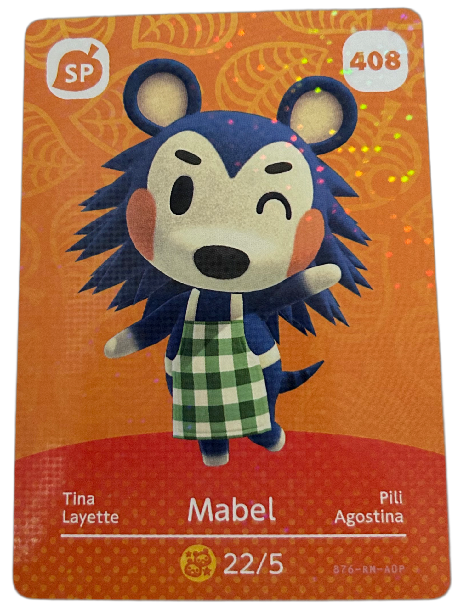 Mabel 408 Animal Crossing Amiibo Card Series 5