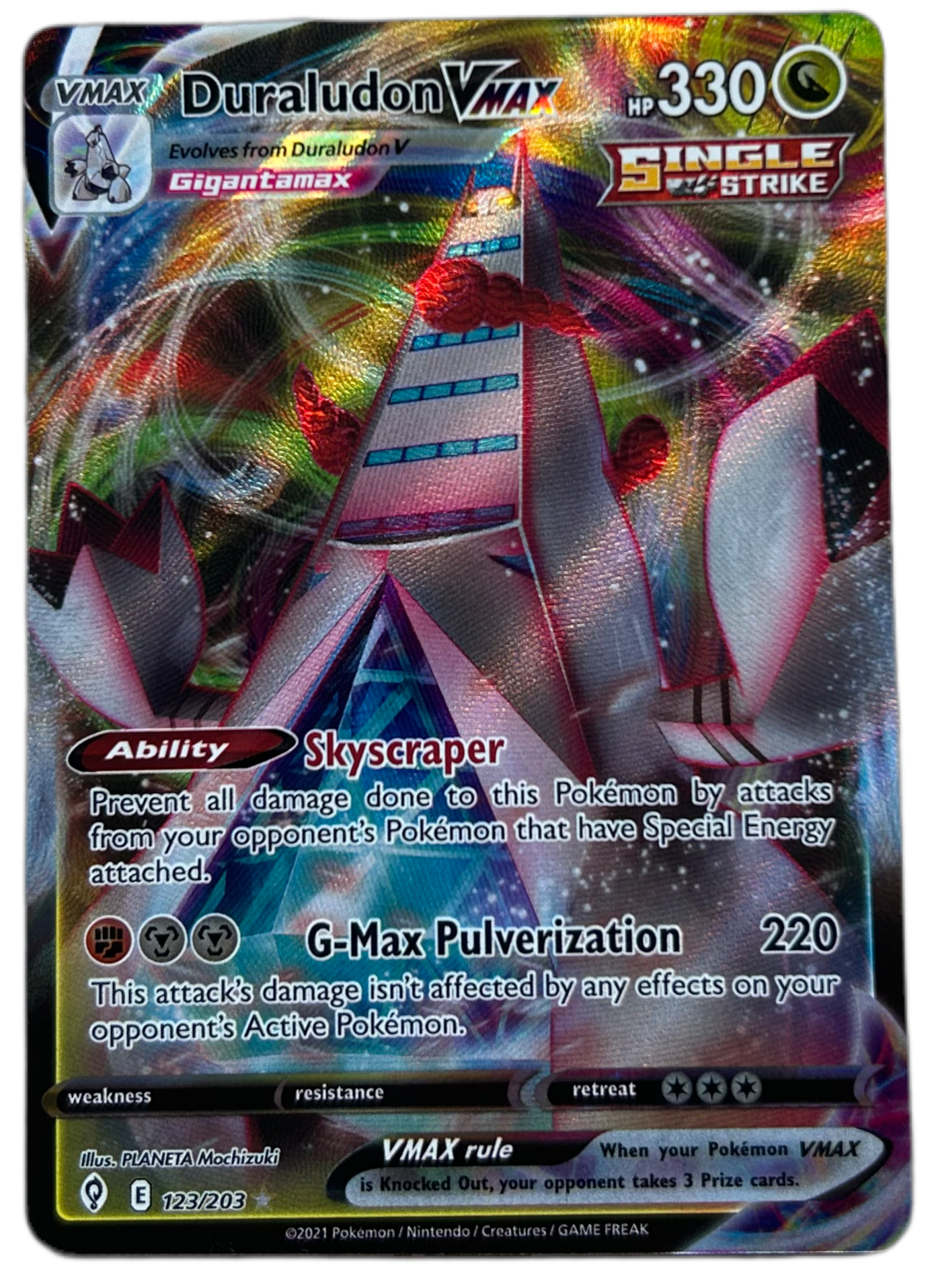 Duraludon VMAX #123 Evolving Skies