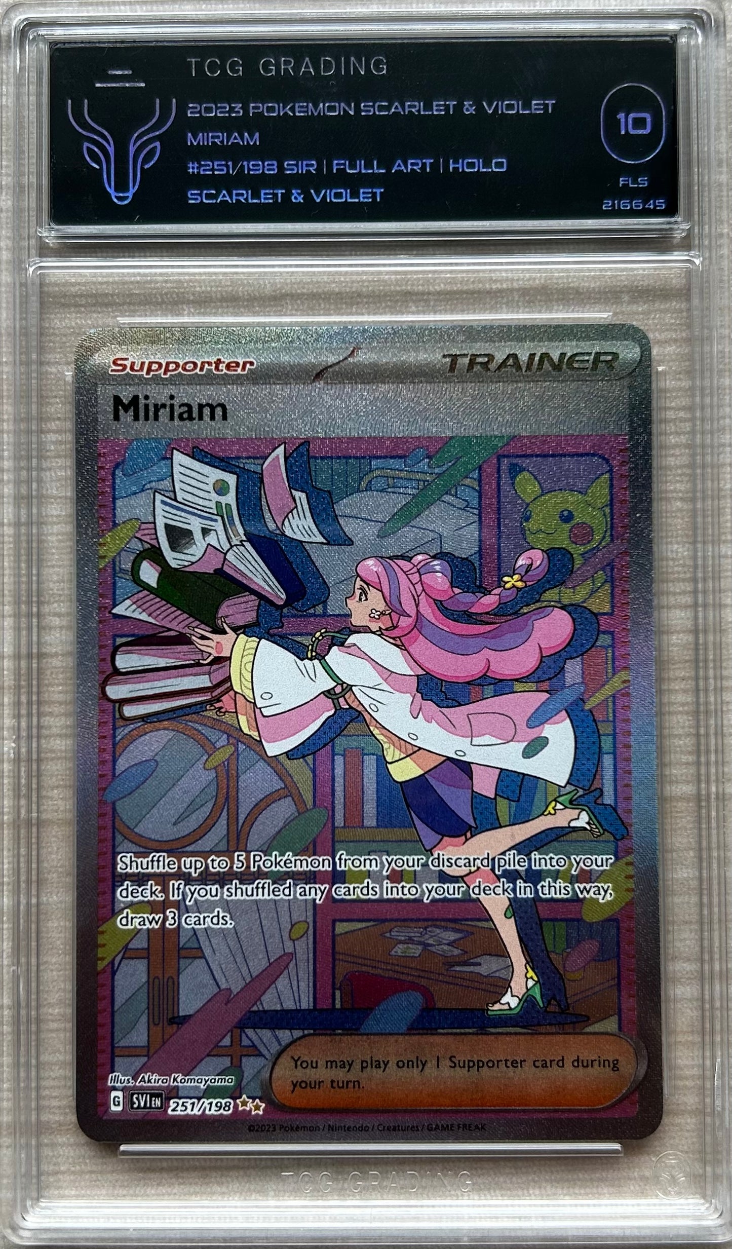 TCG 10 Miriam #251 Scarlet & Violet
