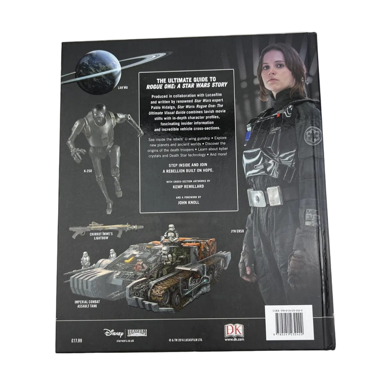Star Wars Rogue One Ultimate Visual Guide Pablo Hidalgo Hardcover 2016 Book