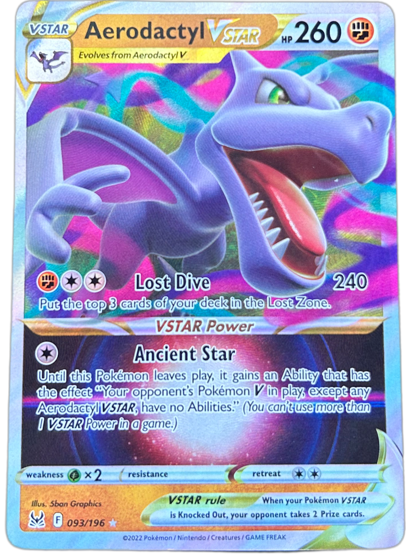Aerodactyl VSTAR #93 Lost Origin