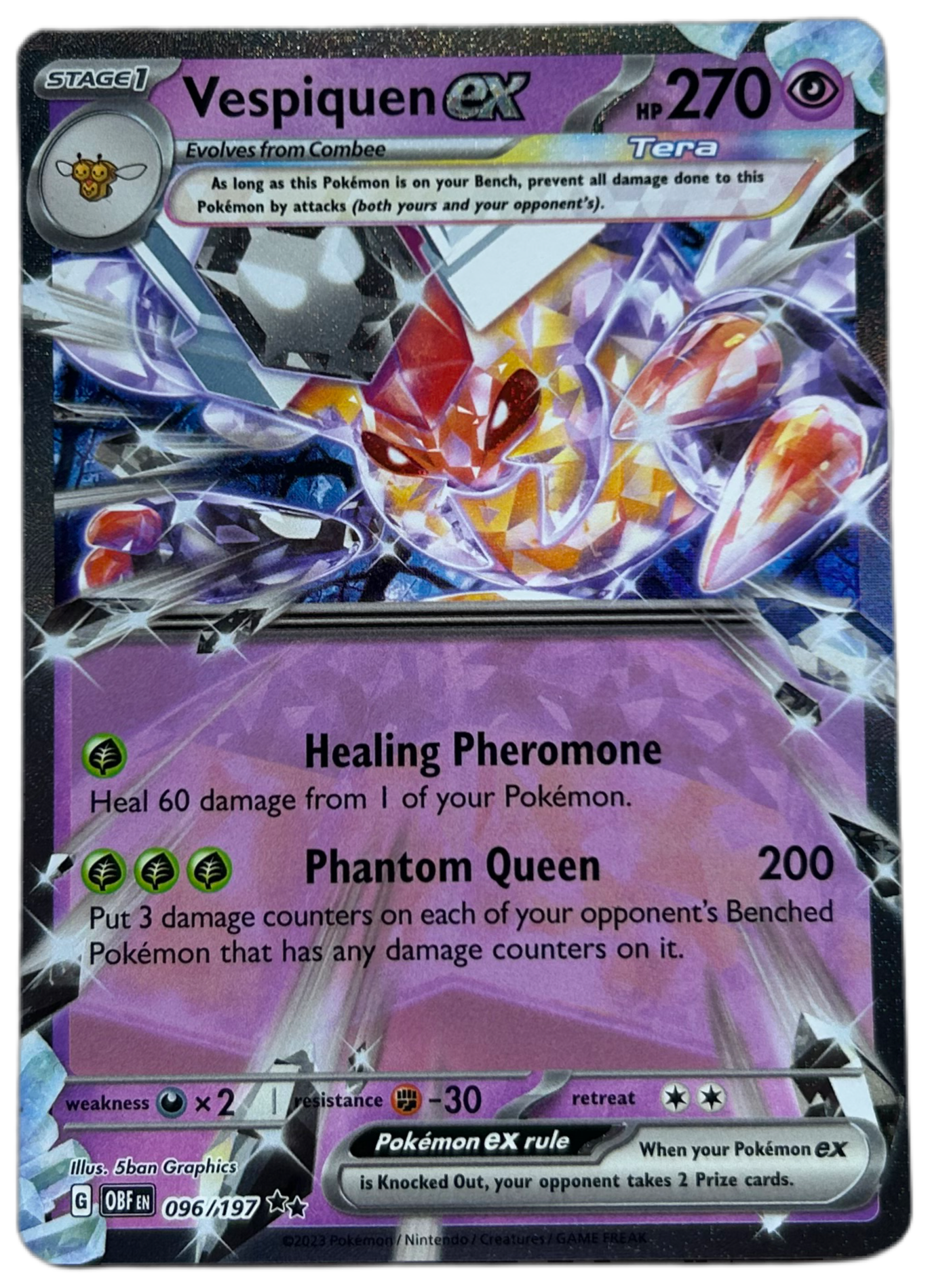 Vespiquen ex #96 Obsidian Flames