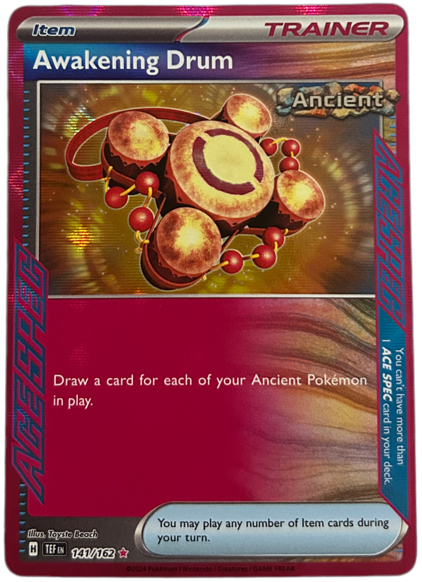 Awakening Drum #141 Holo Temporal Forces