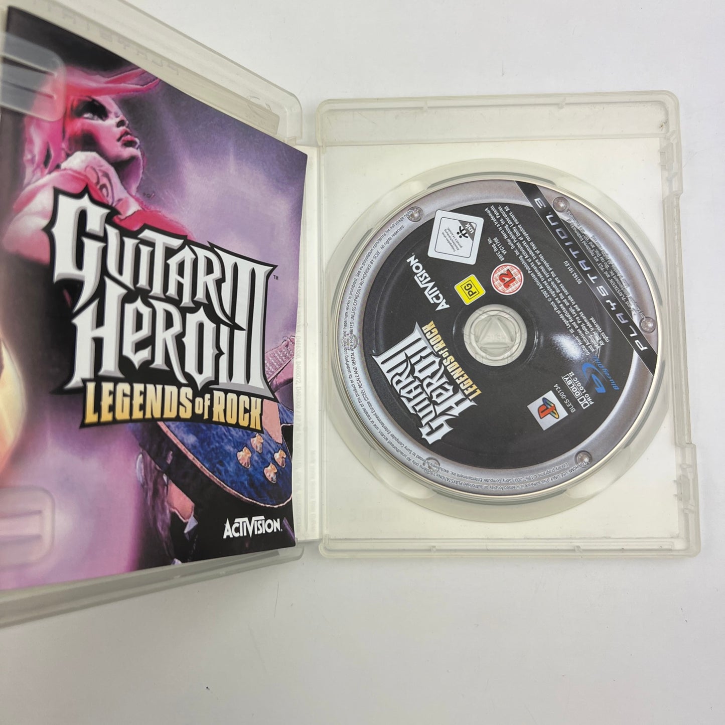 PS3 Guitar Hero III Legends of Rock PlayStation 3 Game With Manual