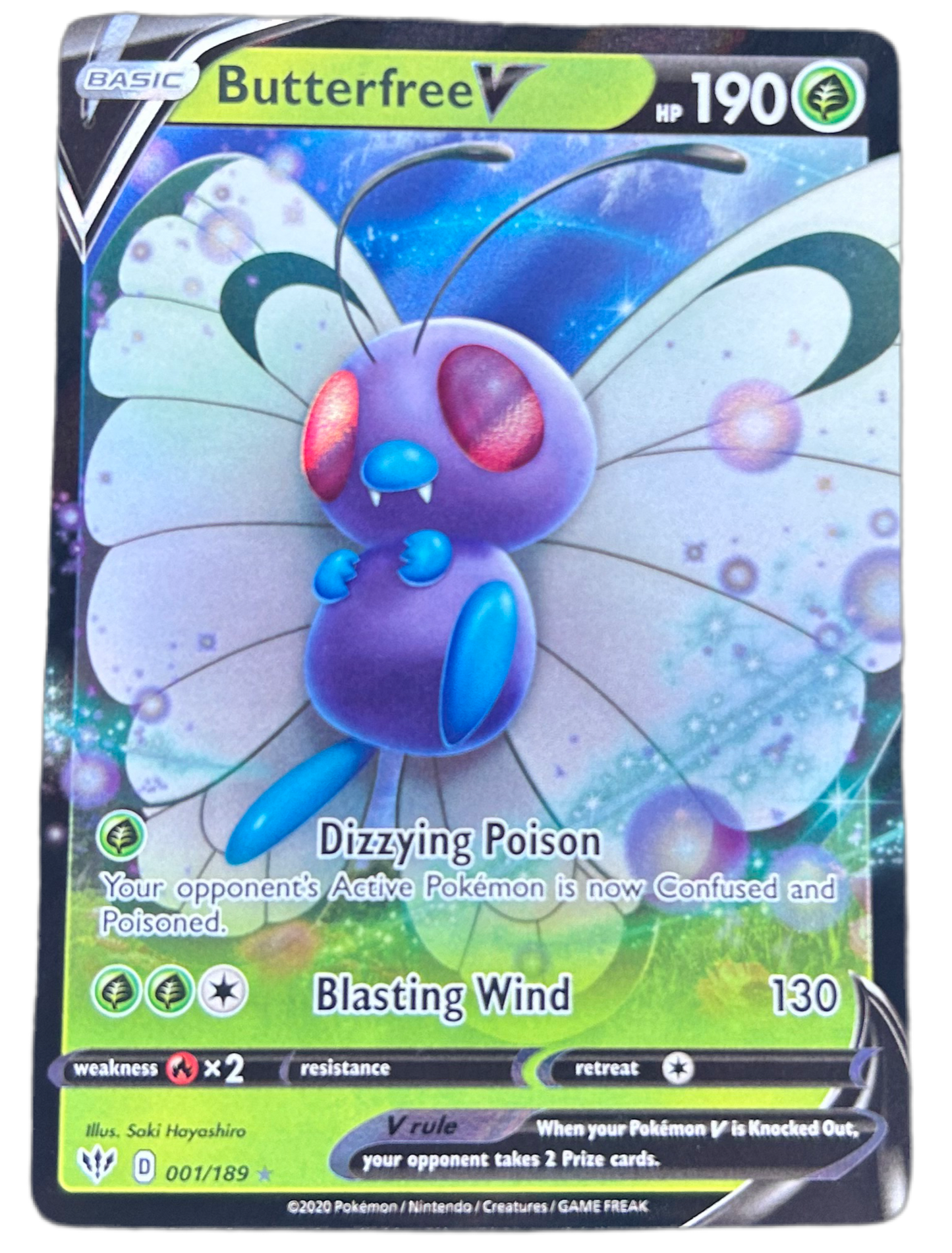 Butterfree V #1 Darkness Ablaze