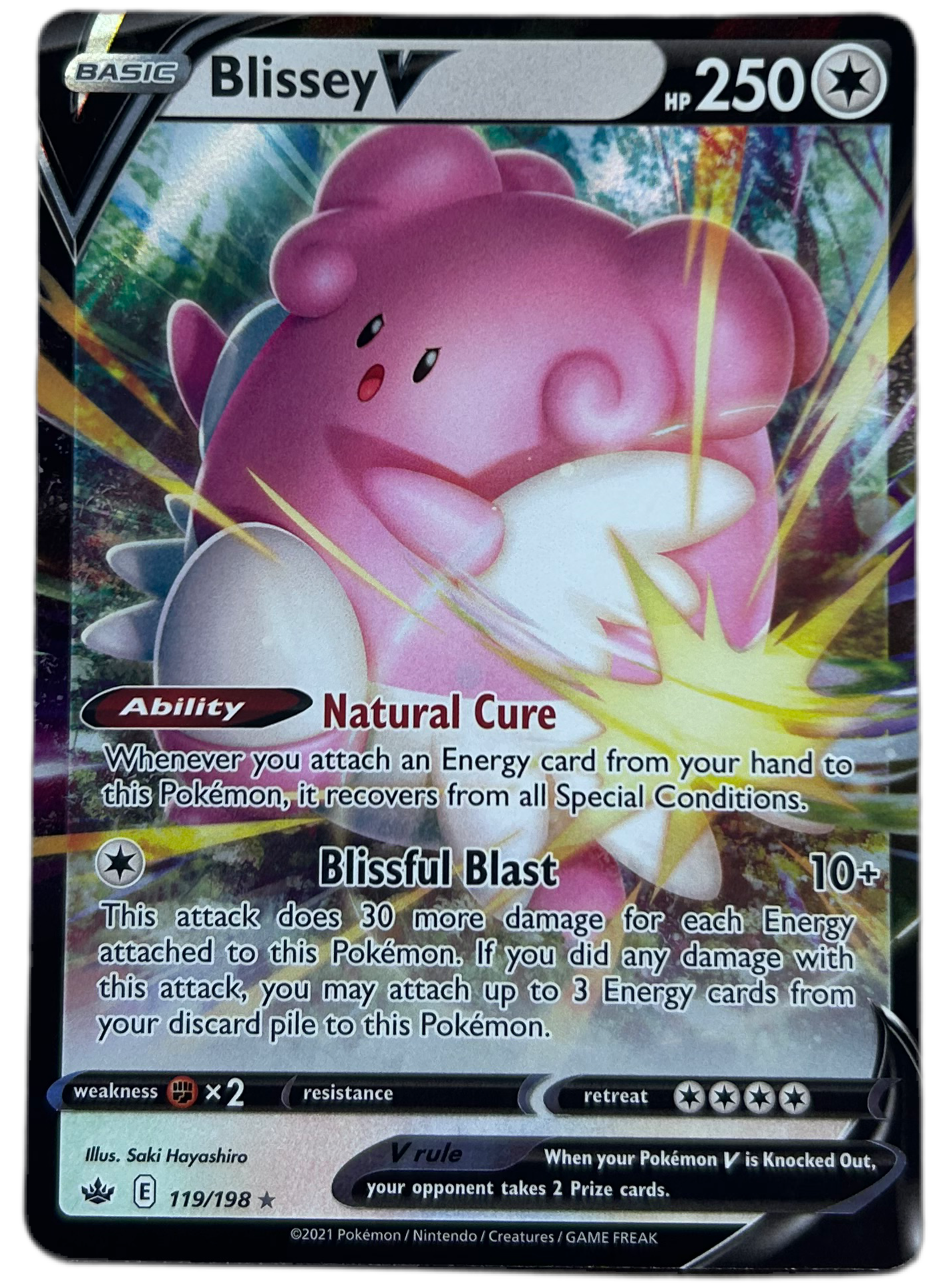Blissey V #119 Chilling Reign