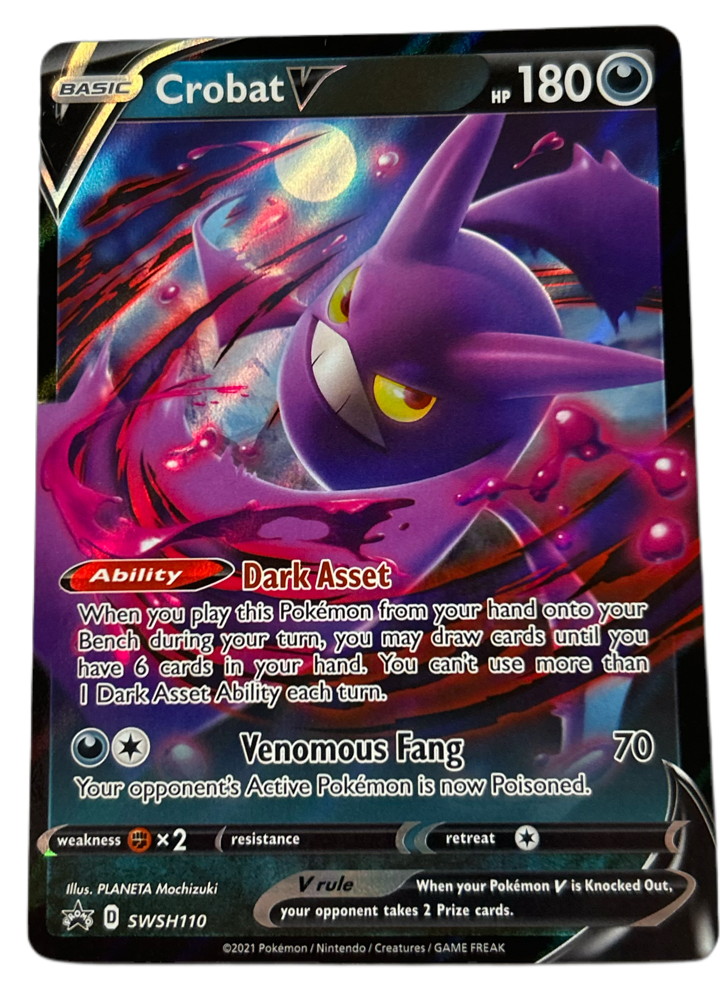 Crobat V #SWSH110 Pokemon Promo