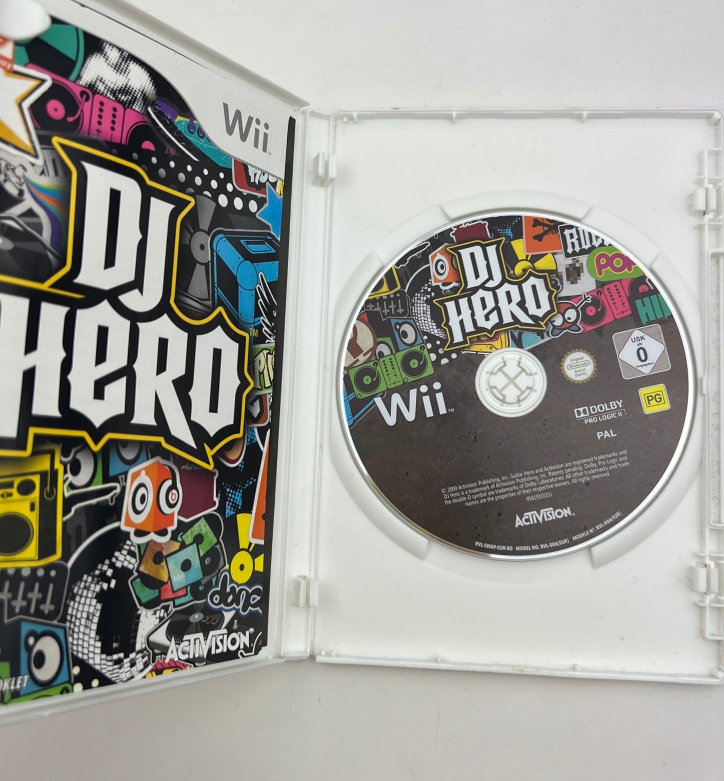 DJ Hero Nintendo Wii Game 2009 with Manual PAL