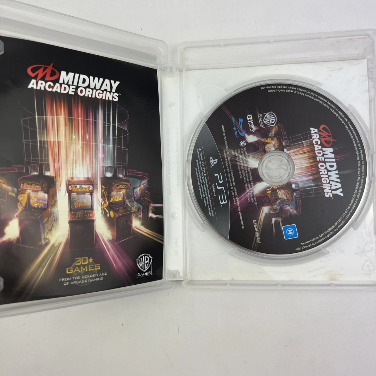 Midway Arcade Origins PS3 With Manual (Preowned)