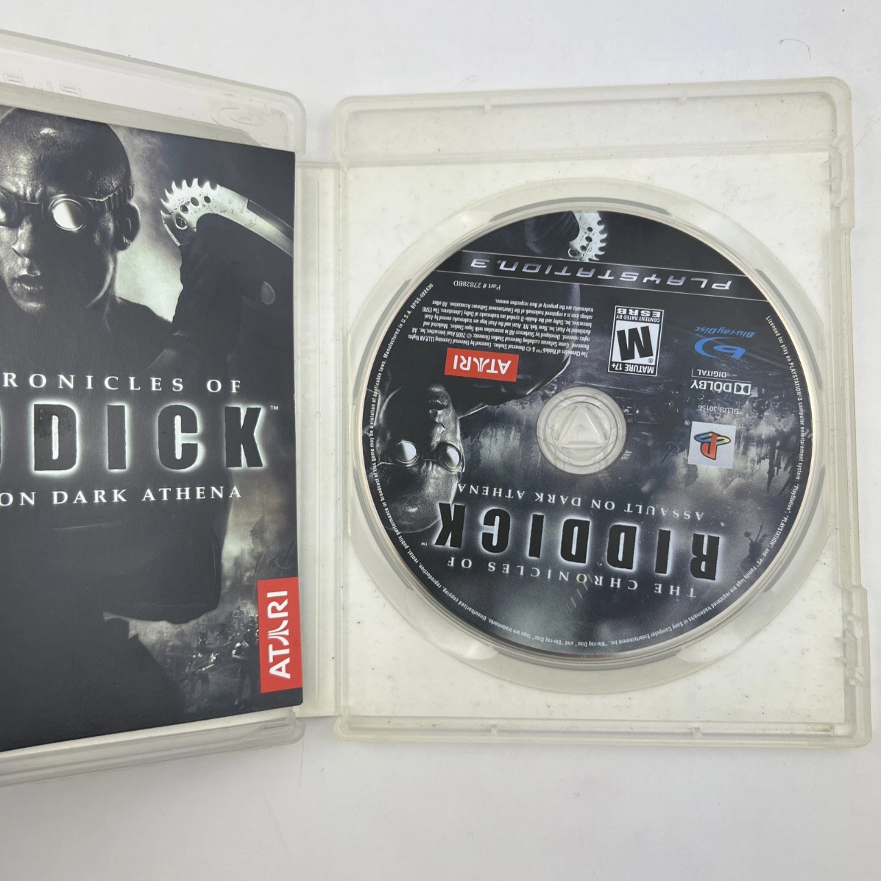 The Chronicles of Riddick Assault on Dark Athena PS3 Game Region 2 Action