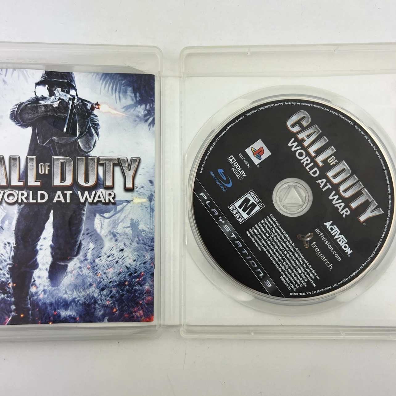 Call of Duty World at War PS3 Game WWII Shooter