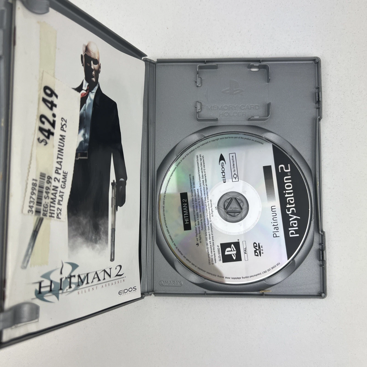 Hitman 2 Silent Assassin PS2 Game PEGI 16+ Action Adventure