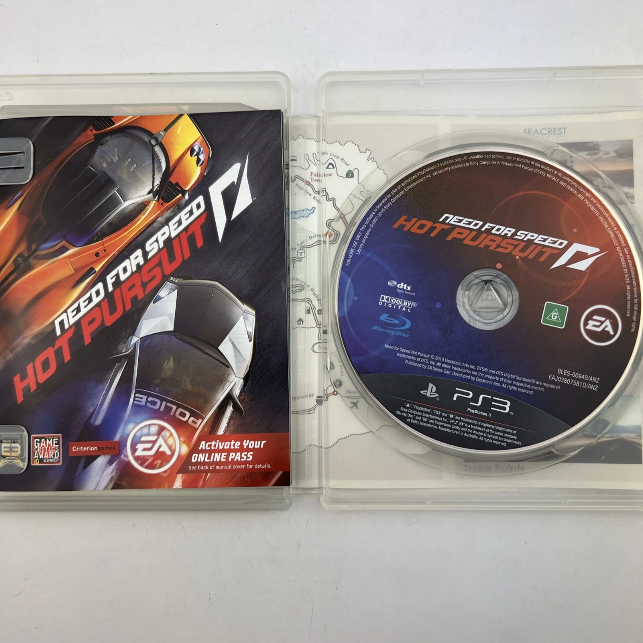 Need for Speed Hot Pursuit PS3 Game Region 4