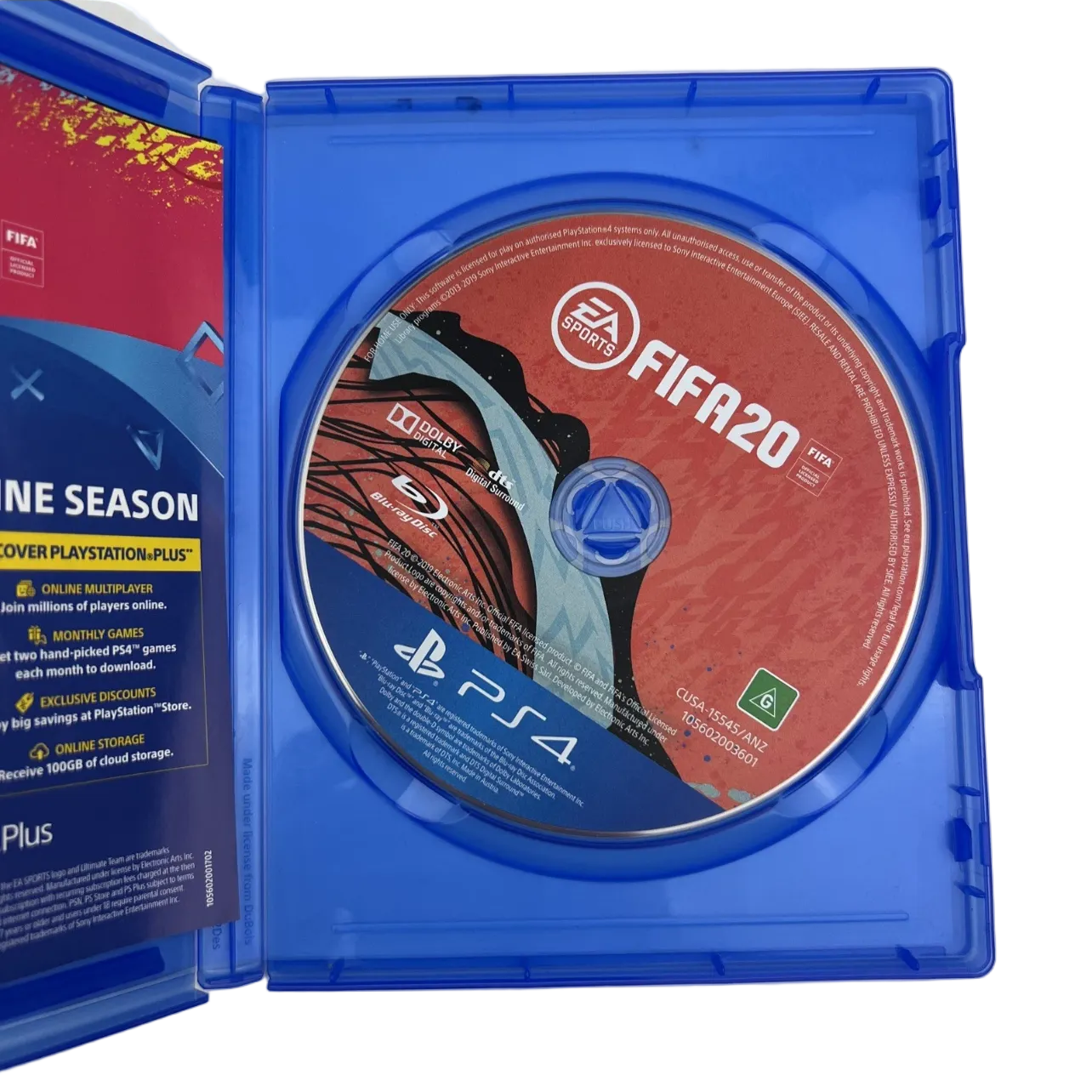 FIFA 20 PS4 PlayStation 4 EA Sports Football Game PAL