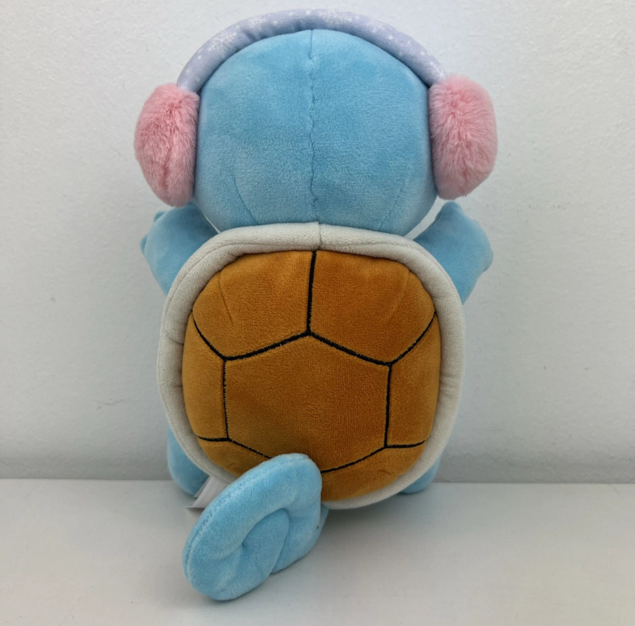 Pokémon Holiday 2025 Squirtle Plush 8” Pink Ear Muffs Official Licensed