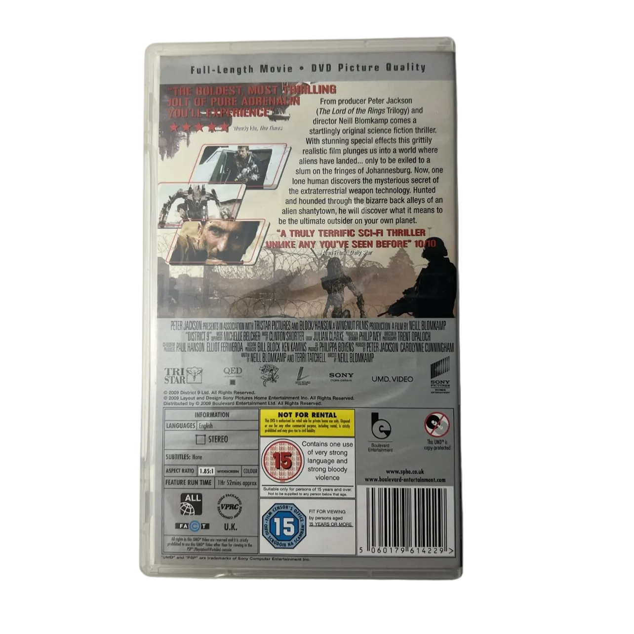 District 9 PSP UMD Movie