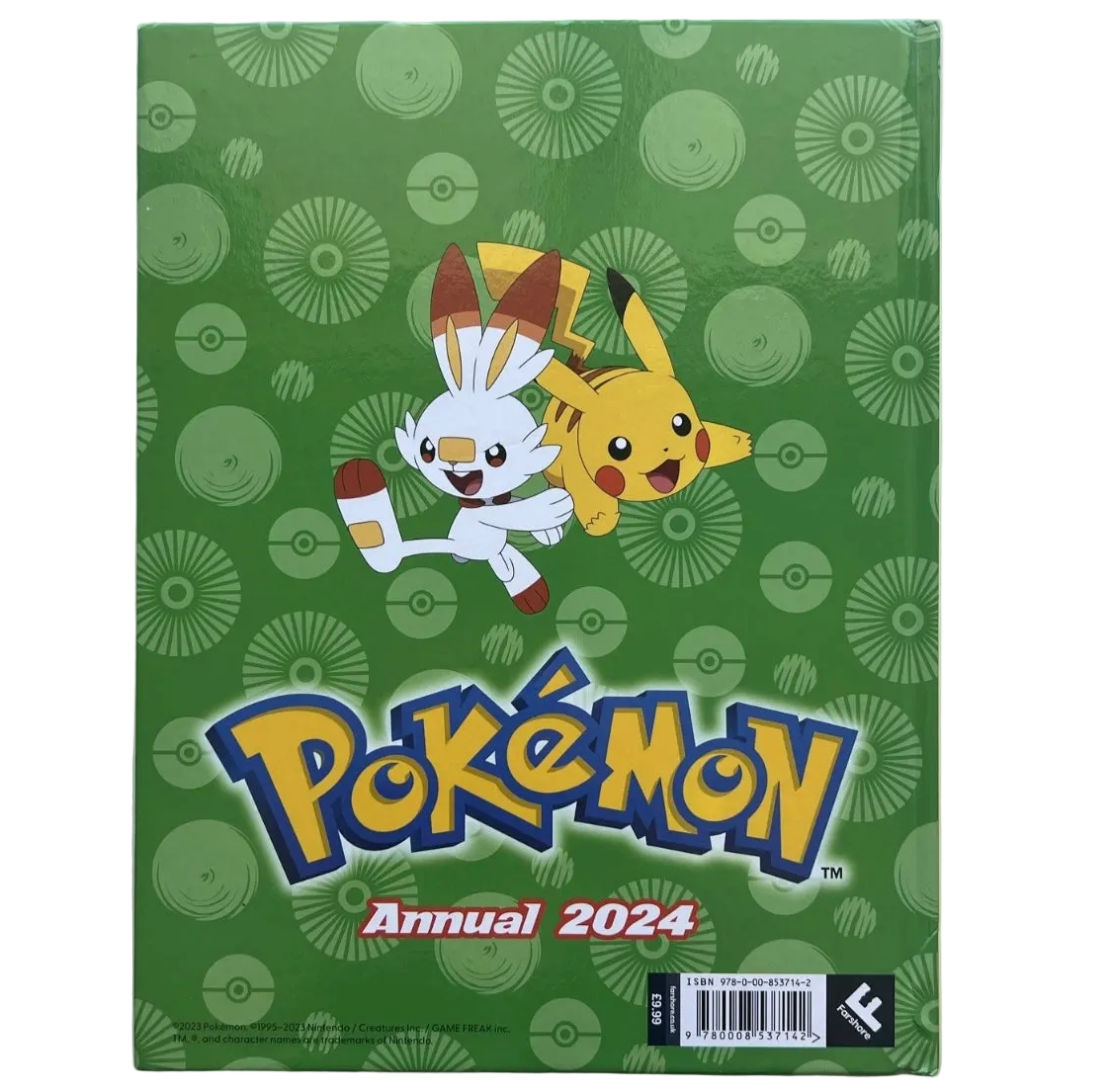 Pokémon Annual 2024 Action Packed Gift Book
