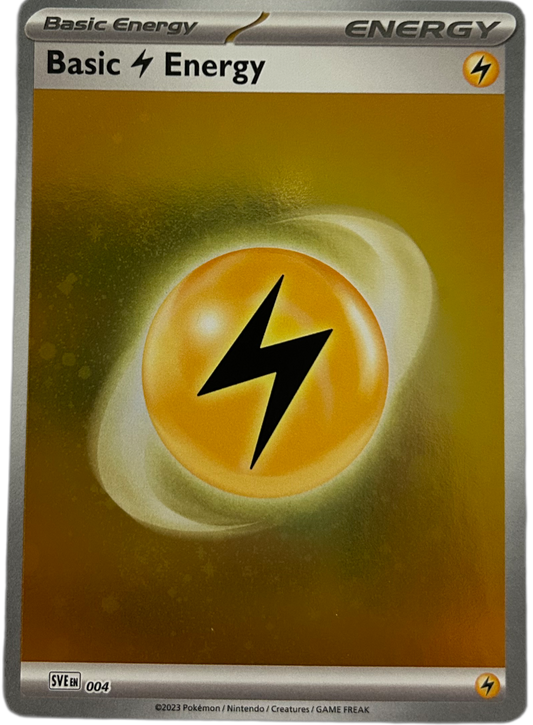 Basic Lightning Energy Holo Scarlett and Violet Base Set