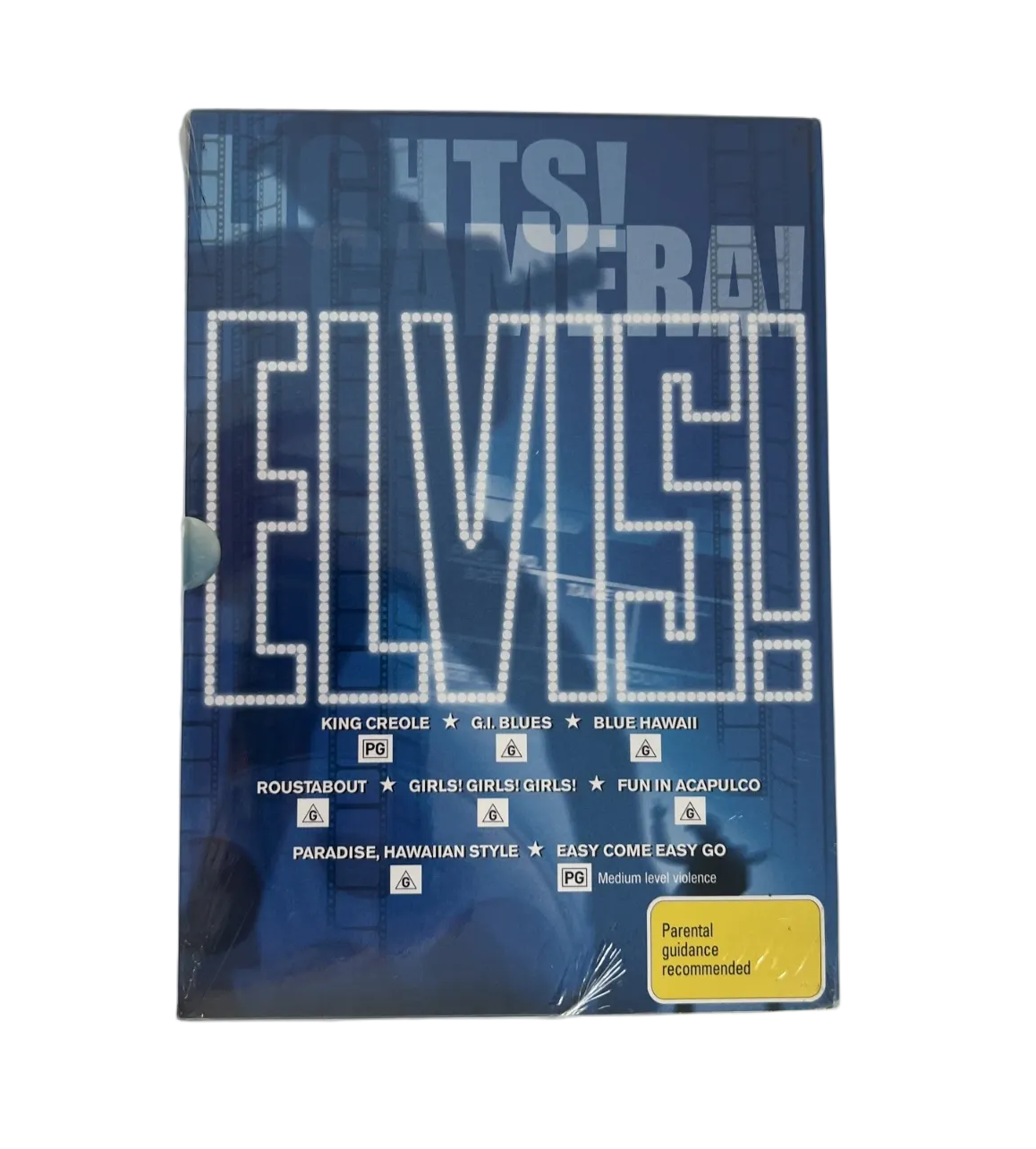 Lights Camera Elvis 8 Classic Film Collection Collector's DVD Set New & Sealed