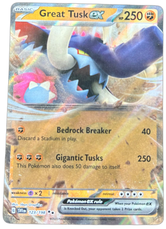 Great Tusk Ex #123 Scarlet & Violet.