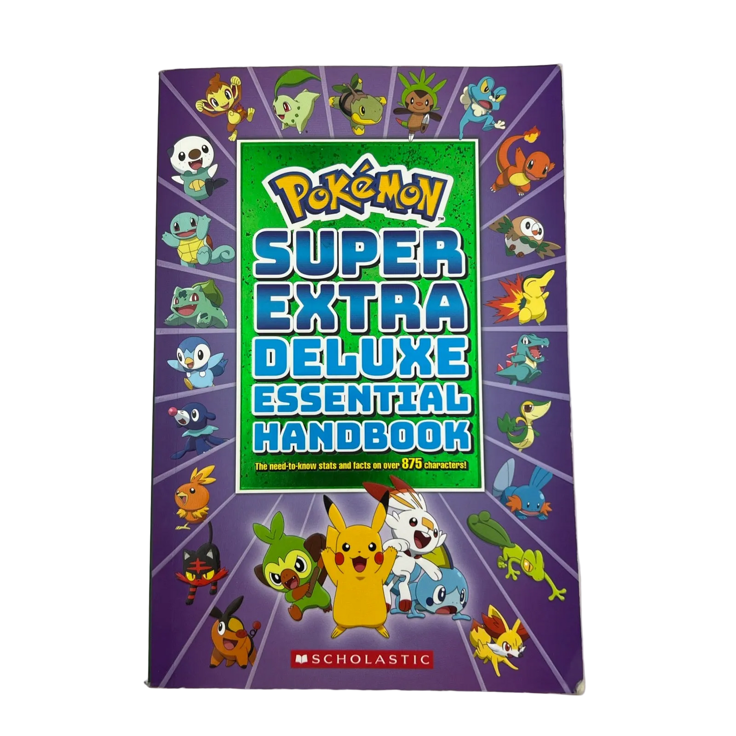 Pokémon Super Extra Deluxe Essential Handbook Paperback Book
