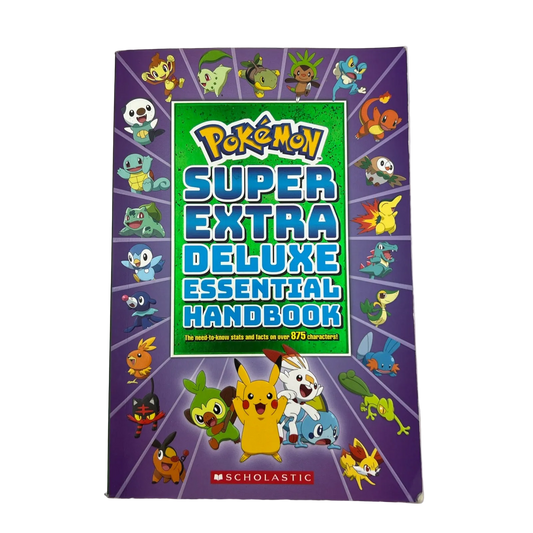 Pokémon Super Extra Deluxe Essential Handbook Paperback Book