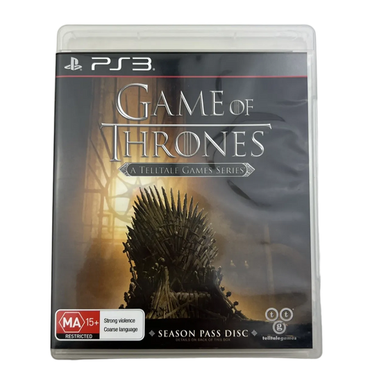 Game of Thrones Telltale Series PS3 Game Region 2 PAL Complete With Manual