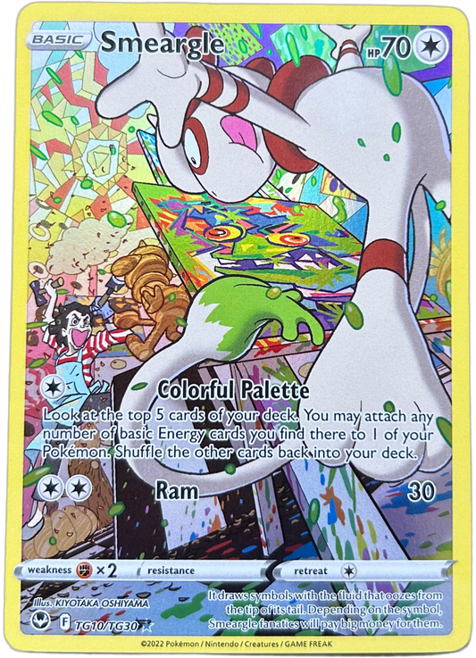 Smeargle #TG10 Silver Tempest