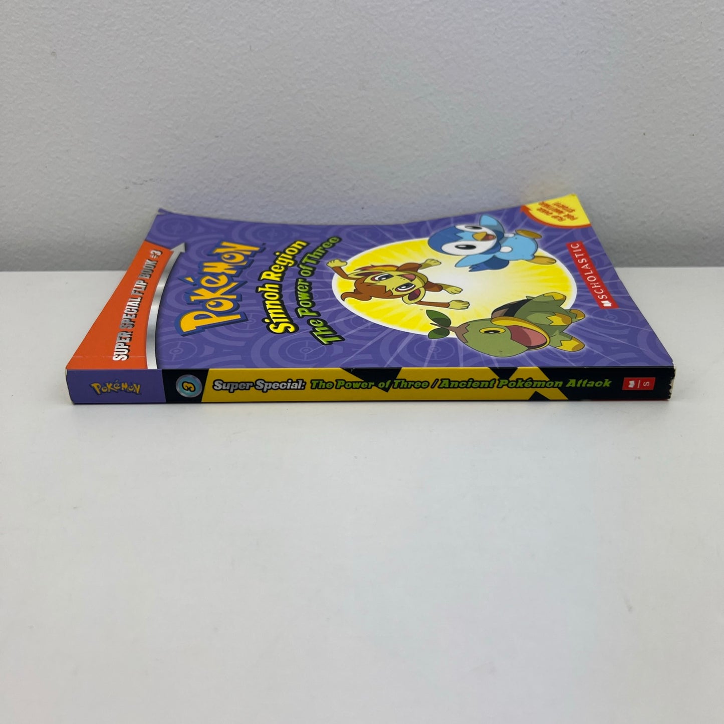 Pokémon Super Special Flip Book The Power of Three / Ancient Pokémon Attack Paperback Book