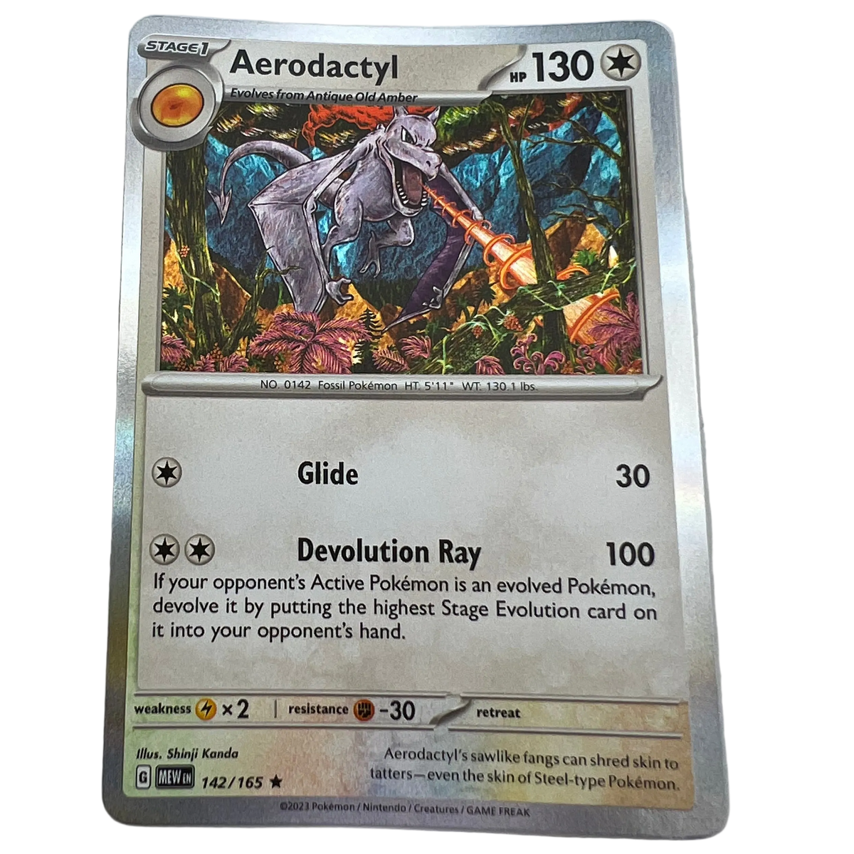 Aerodactyl #142 [Holo] Scarlet & Violet 151