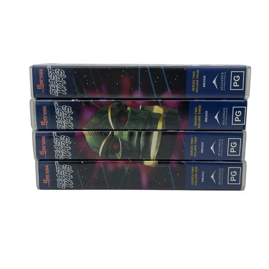 Beast Wars Transformers 1996 VHS Series 2 Volumes 1–4 Bundle PAL