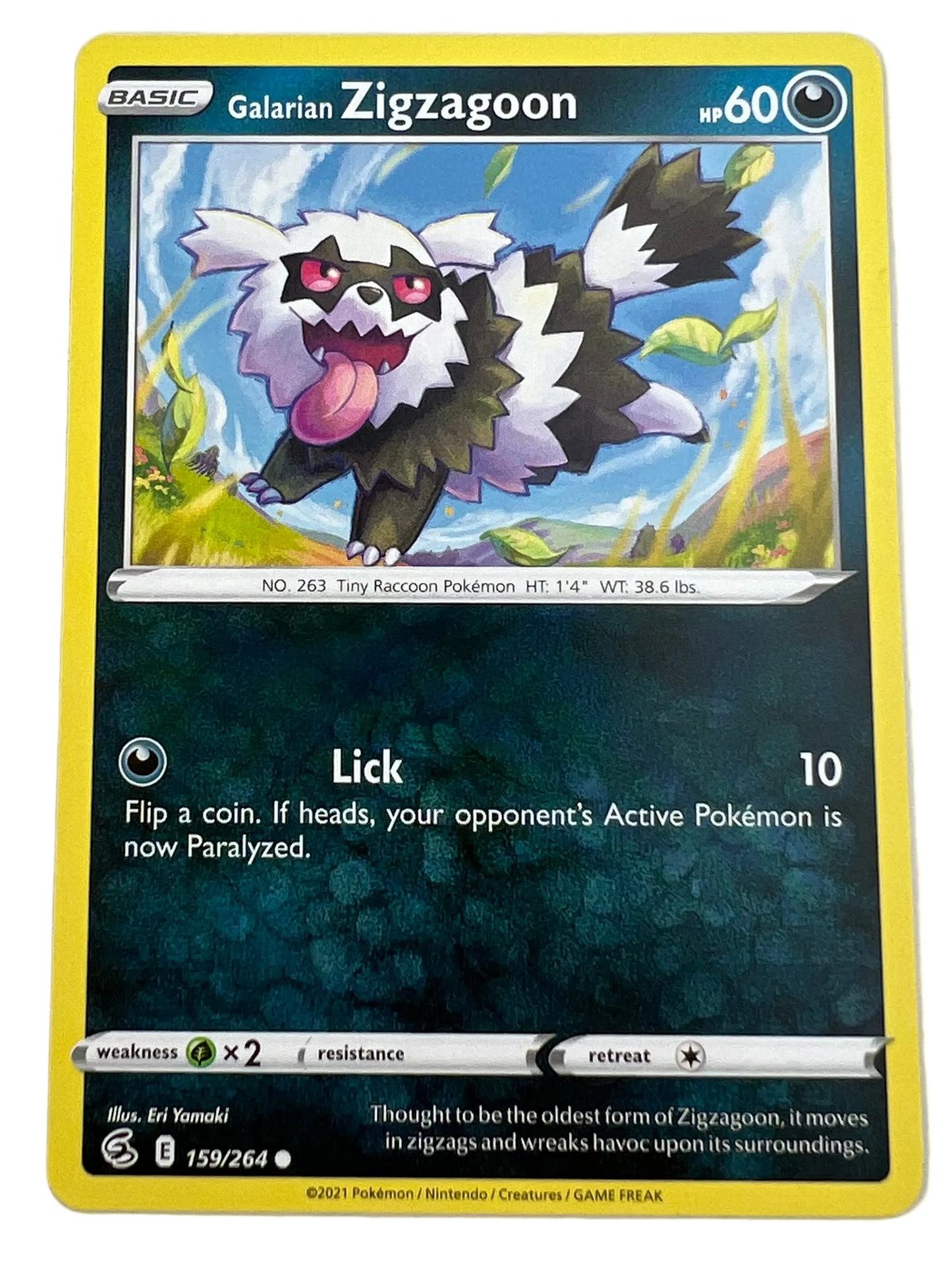Galarian Zigzagoon #159 Fusion Strike