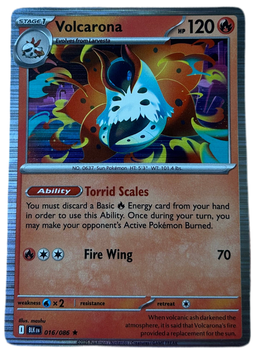 Volcarona #16 Black Bolt