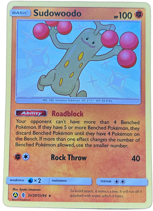 Sudowoodo #SV20 Hidden Fates