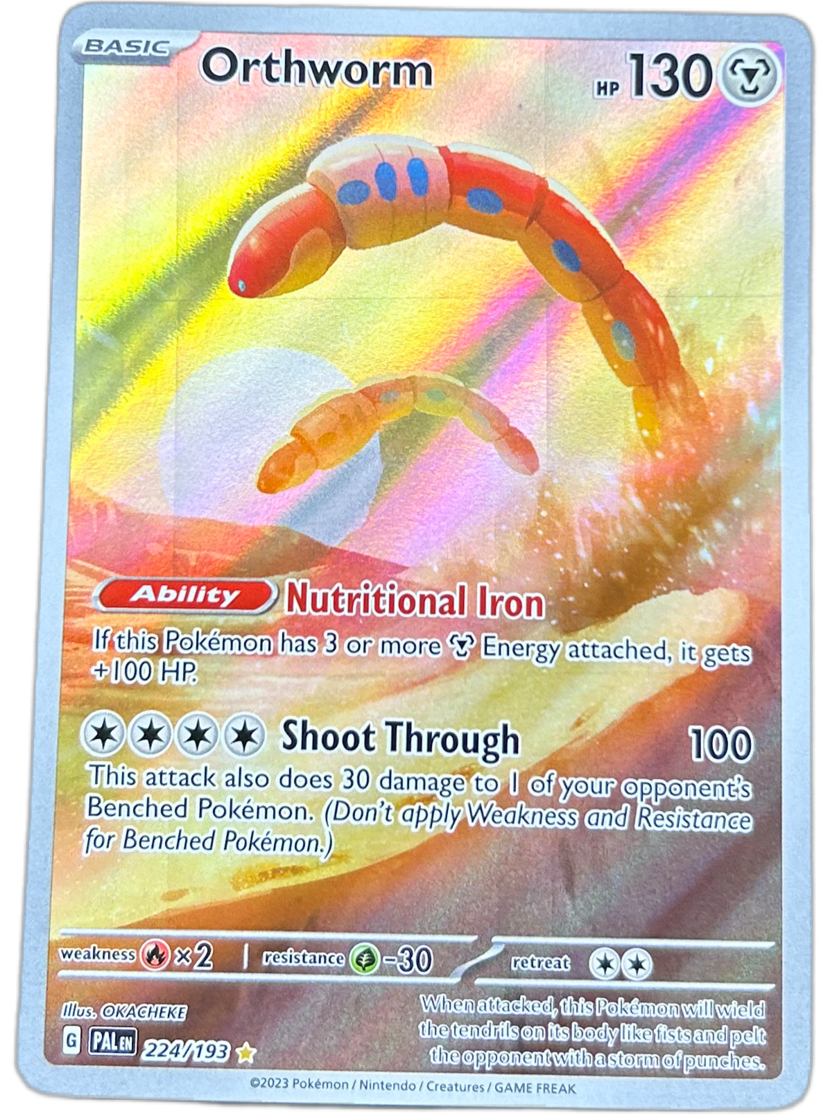 Orthworm #224 Paldea Evolved.