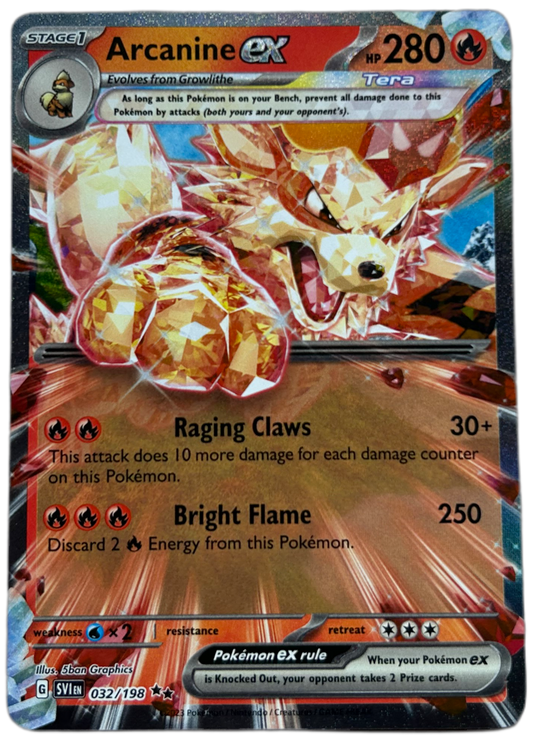 Arcanine ex #32 Scarlet & Violet