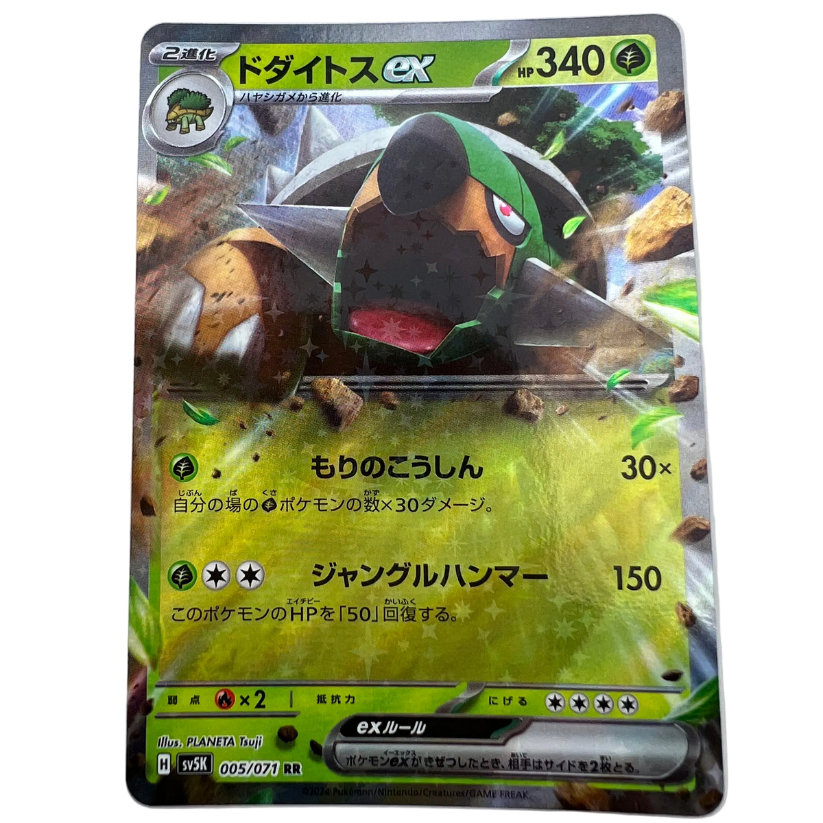 Torterra Ex #5 Japanese Wild Force