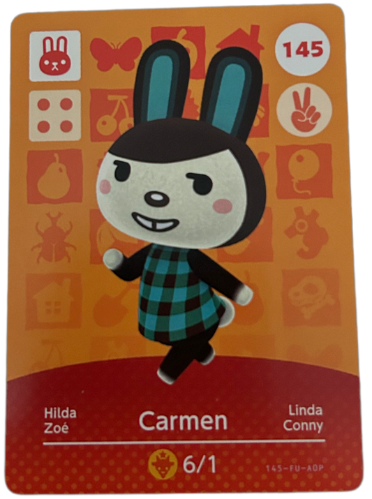 Carmen 145 Animal Crossing Amiibo Card Series 2