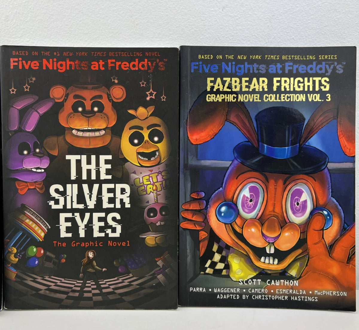 Five Nights at Freddy’s 3 Book Bundle Graphic Novels Silver Eyes