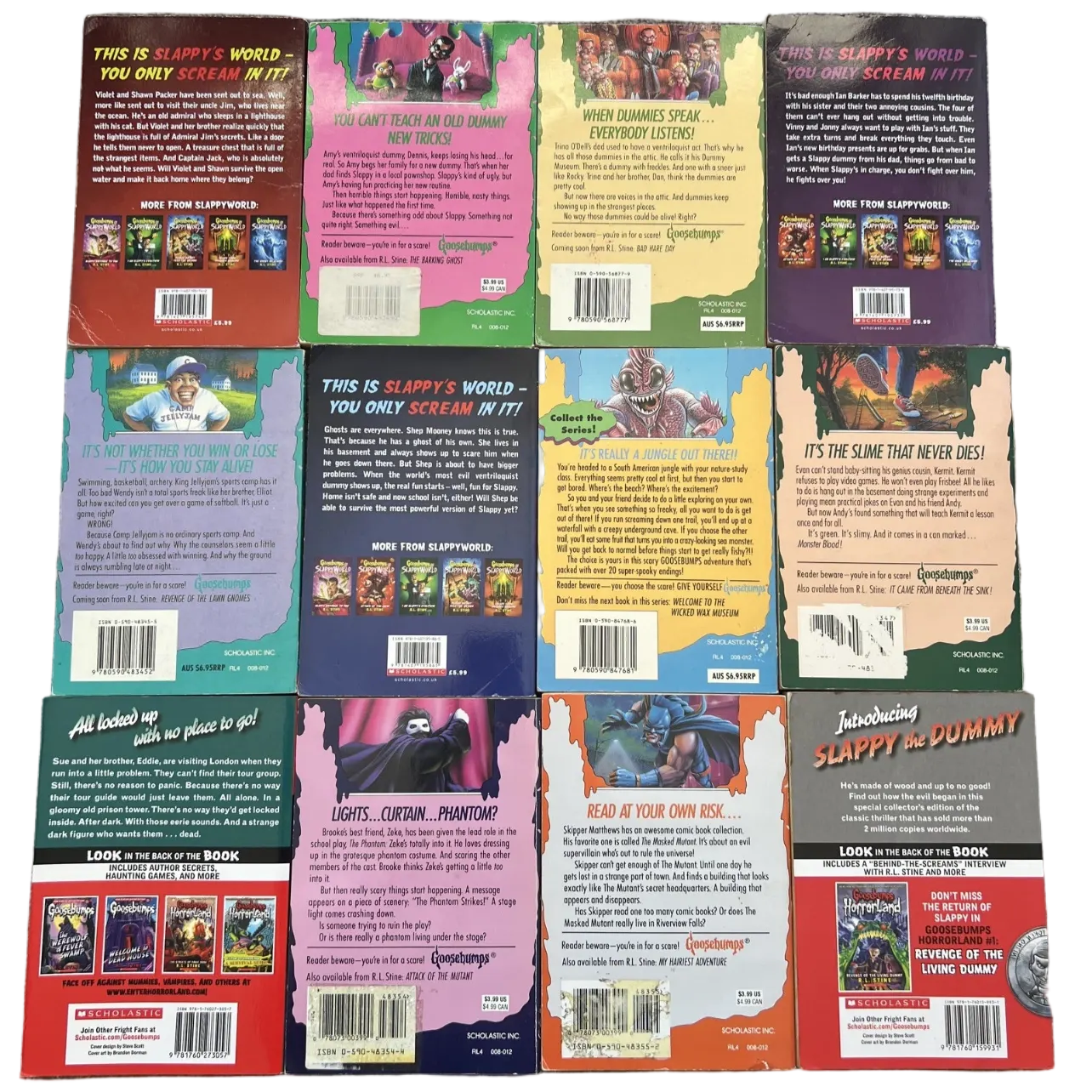 Goosebumps Book Bundle | 12 Books incl. Deep in the Jungle of Doom